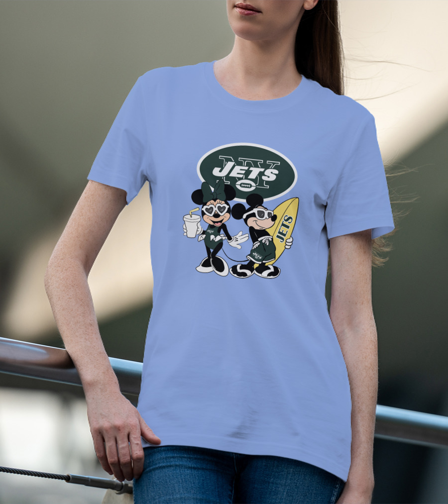 Jets Mickey Surfing Vacation Adventure T-Shirt