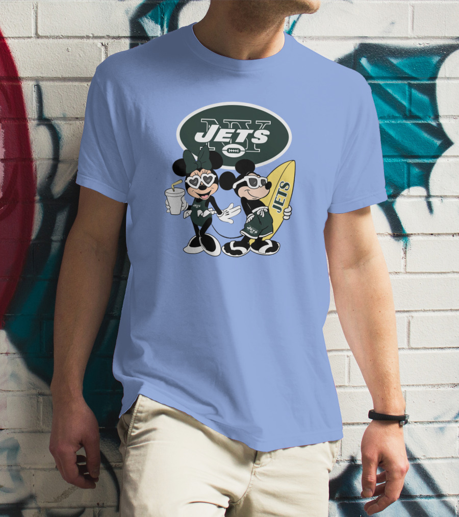Jets Mickey Surfing Vacation Adventure T-Shirt