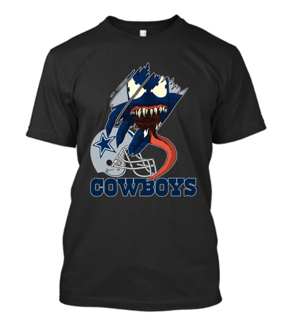 Cowboys Venom Dallas Football Mashup T-Shirt