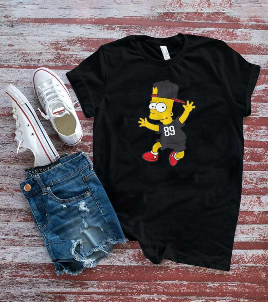 Bart Simpson Hip Hop Style T-Shirt