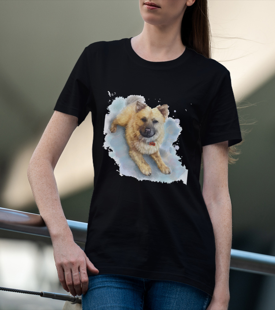 Watercolor Puppy Zen T-Shirt
