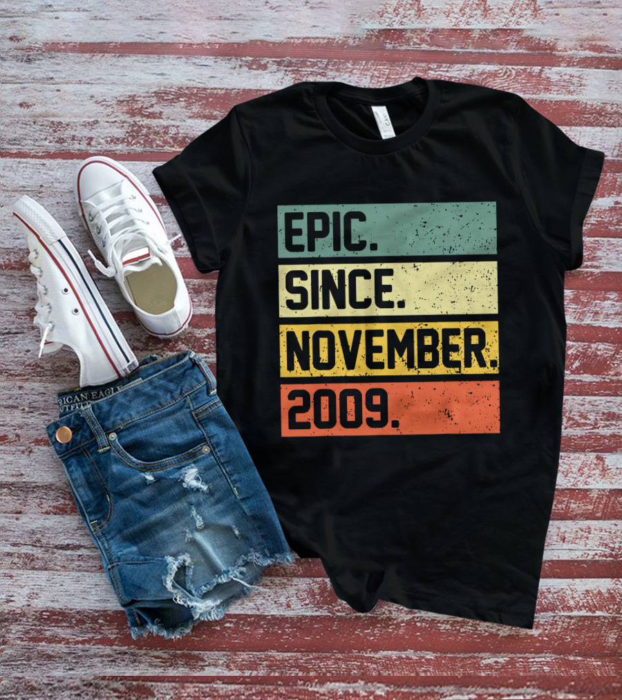 Epic Since November 2009 Retro T-Shirt