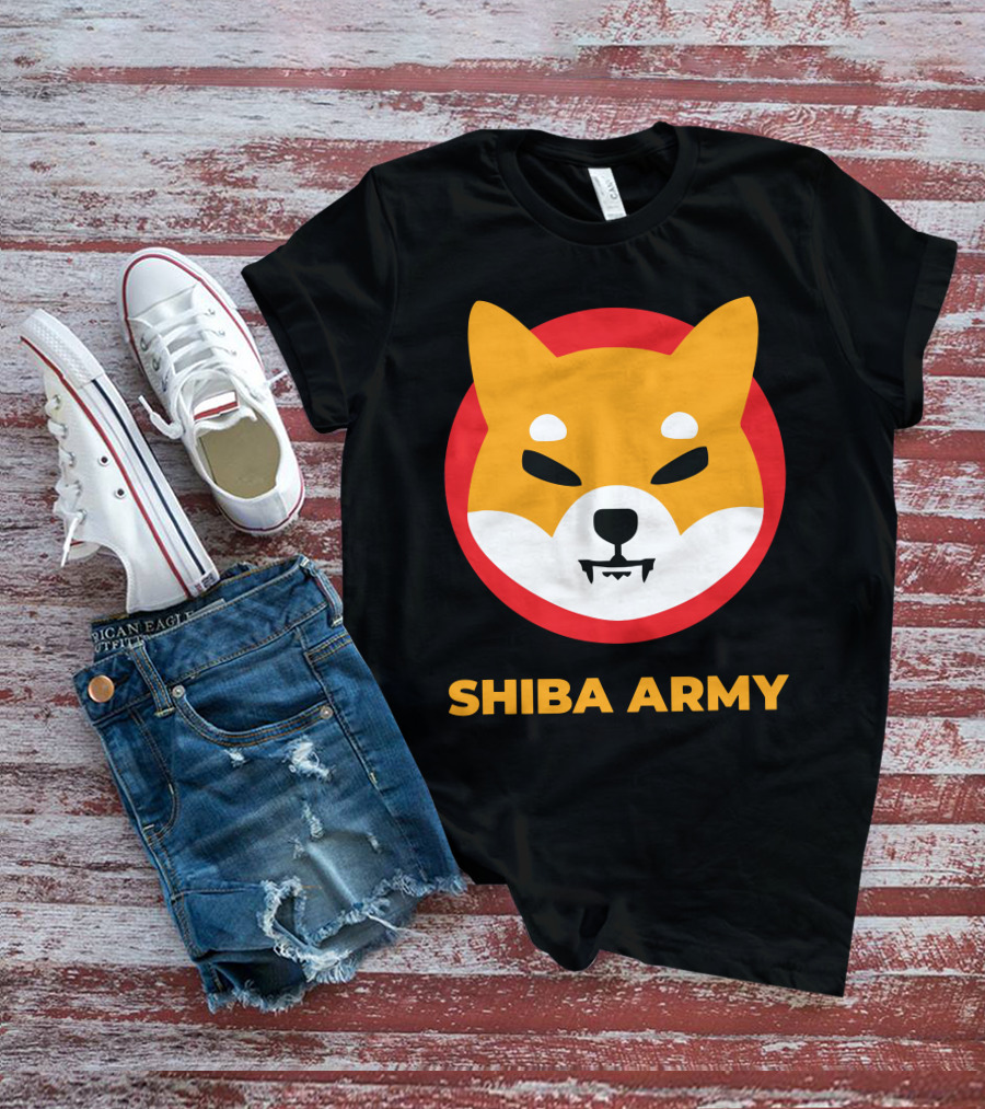 Shiba Army Dog T-Shirt