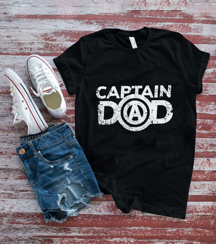 Captain Dad Avengers Inspired T-Shirt