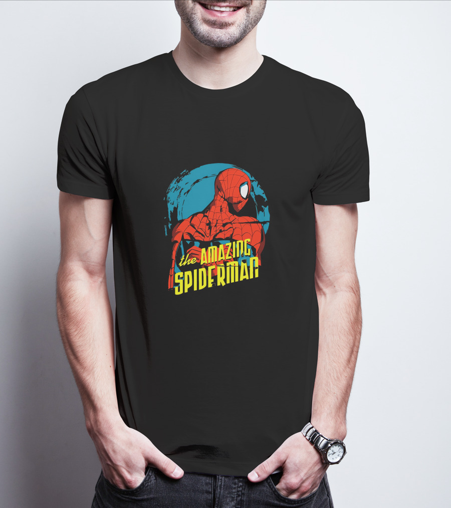 The Amazing Spiderman Heroic Pose T-Shirt