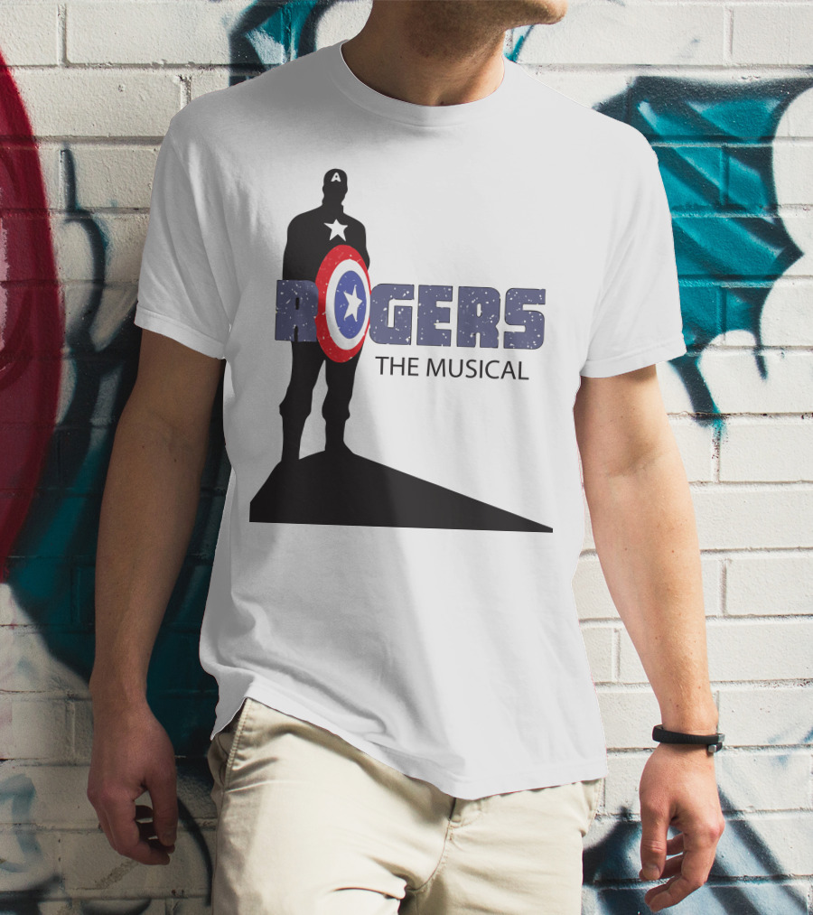 Rogers The Musical Captain America Shield T-Shirt