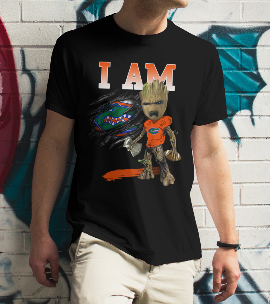 I Am Groot Florida Gators Football T-Shirt