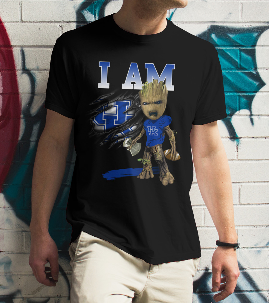 I Am Uk Groot Kentucky Wildcats Football T-Shirt
