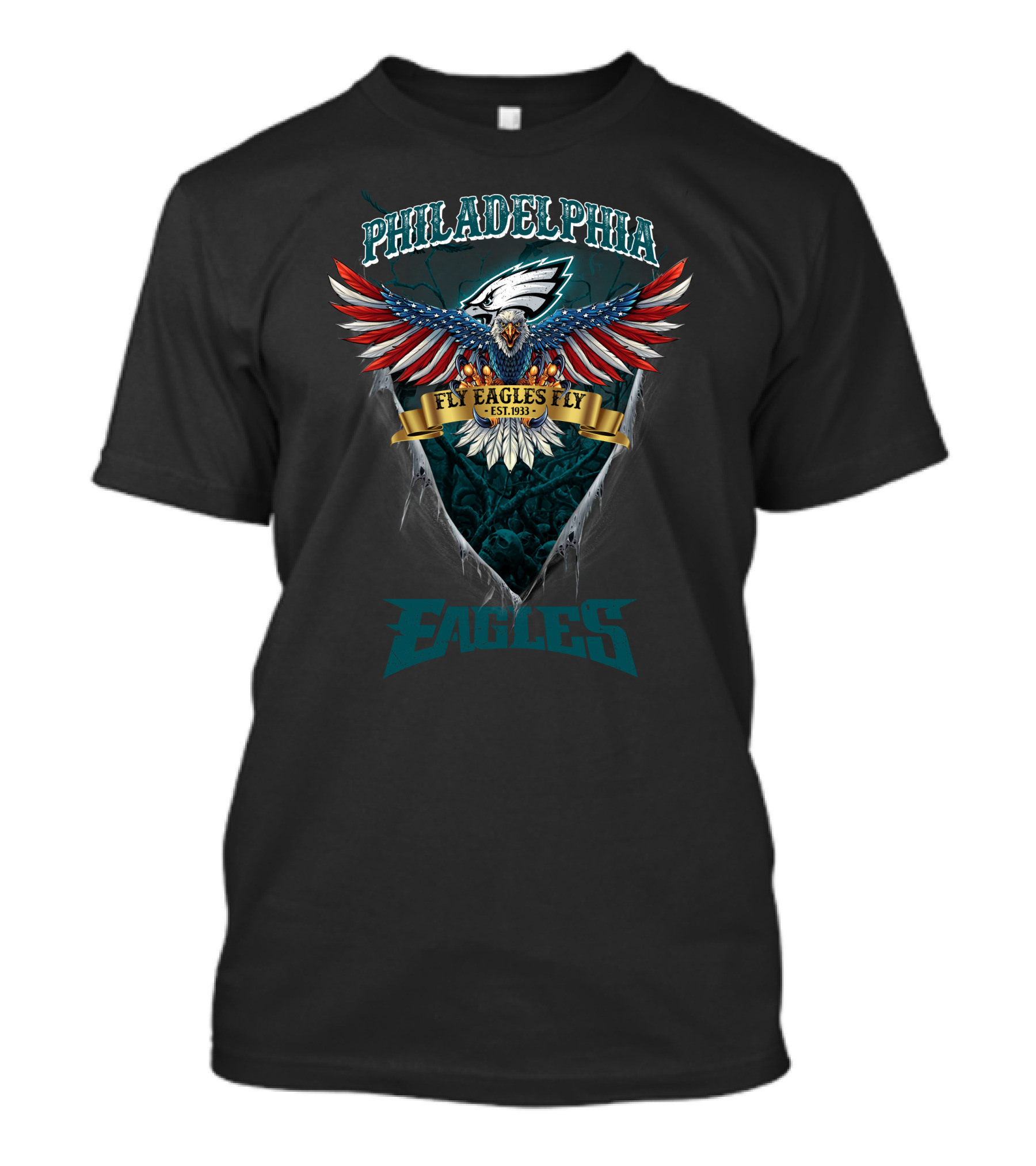 Philadelphia Eagles Fly Eagles Fly Us Eagle Est. 1933 T-Shirt