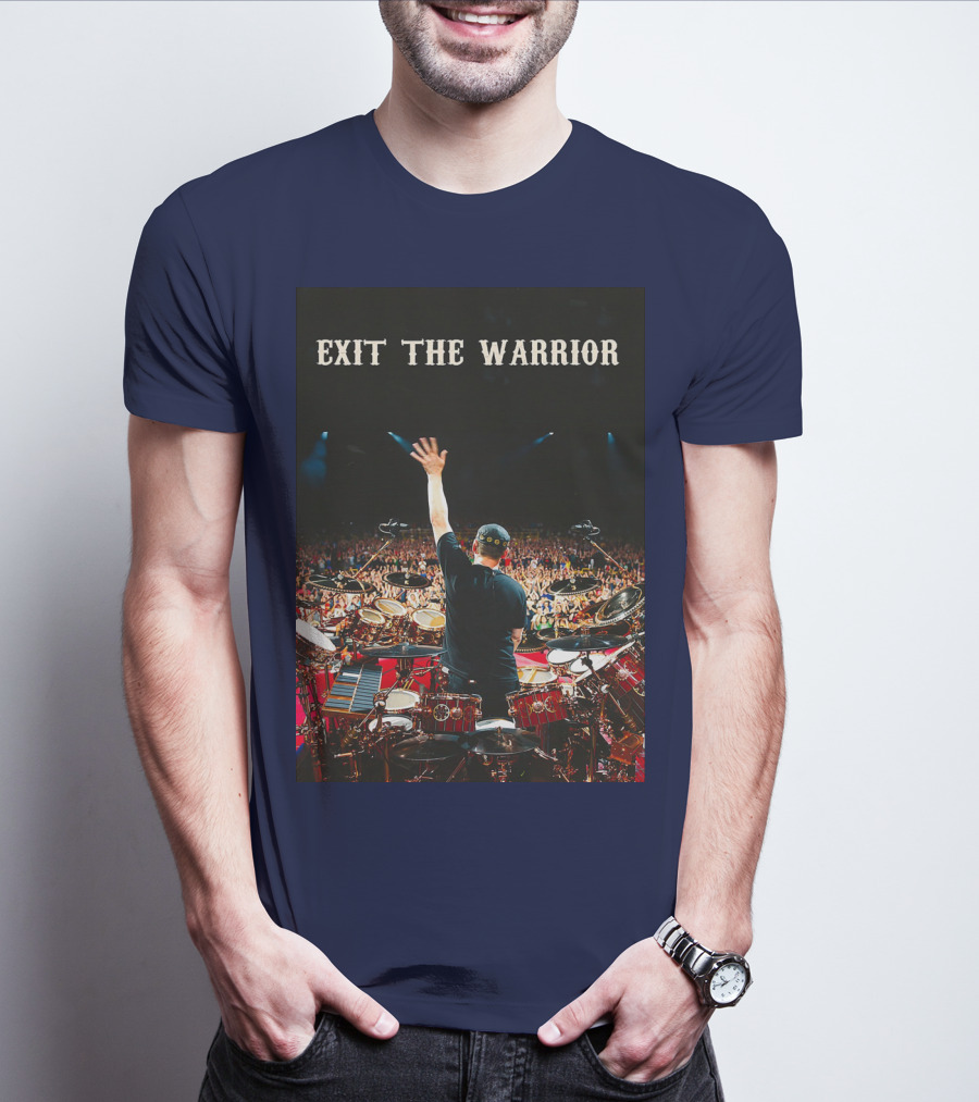 Exit The Warrior Neil Peart Drumming Performance Live Concert T-Shirt