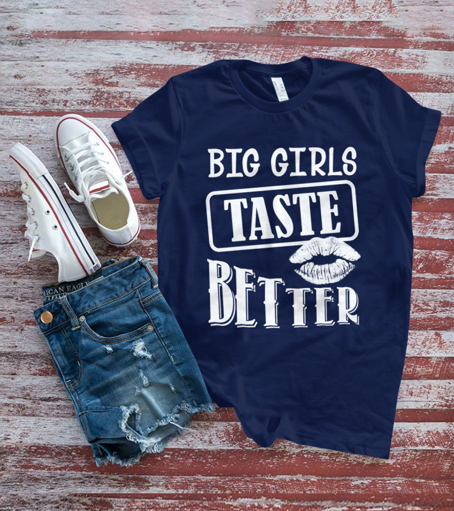 Big Girls Taste Better Lip Oversized T-Shirt
