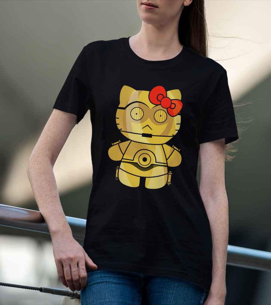 Hello Kitty C3PO Mashup Star Wars T-Shirt