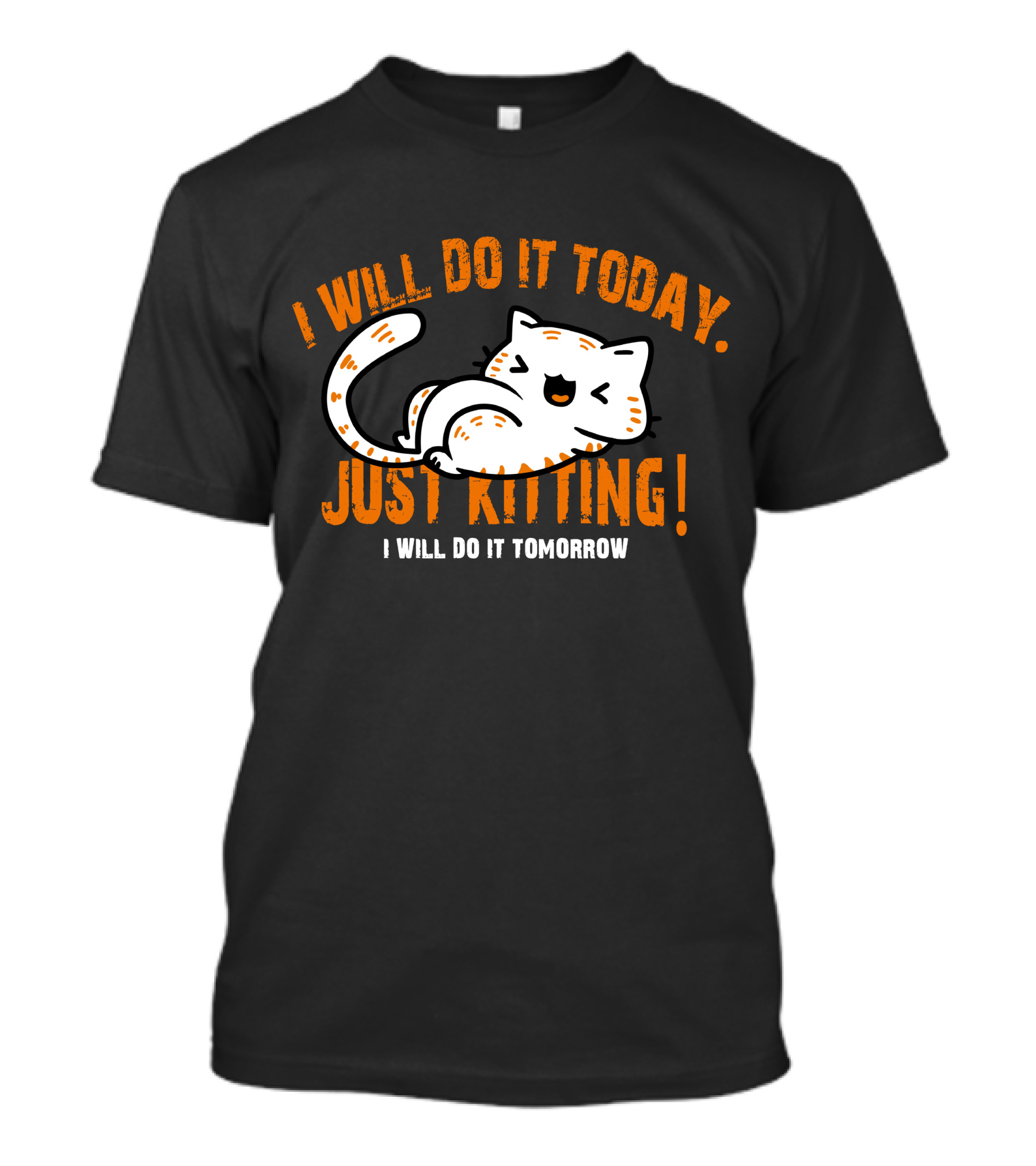 I Will Do It Today Just Kitting I Will Do It Tomorrow T-Shirt