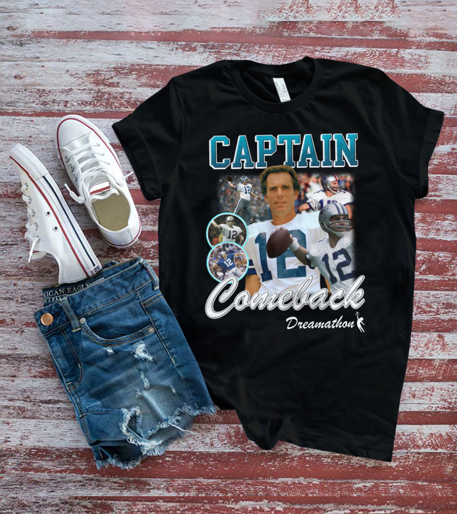 Captain Comeback Dreamathon Football Legends T-Shirt