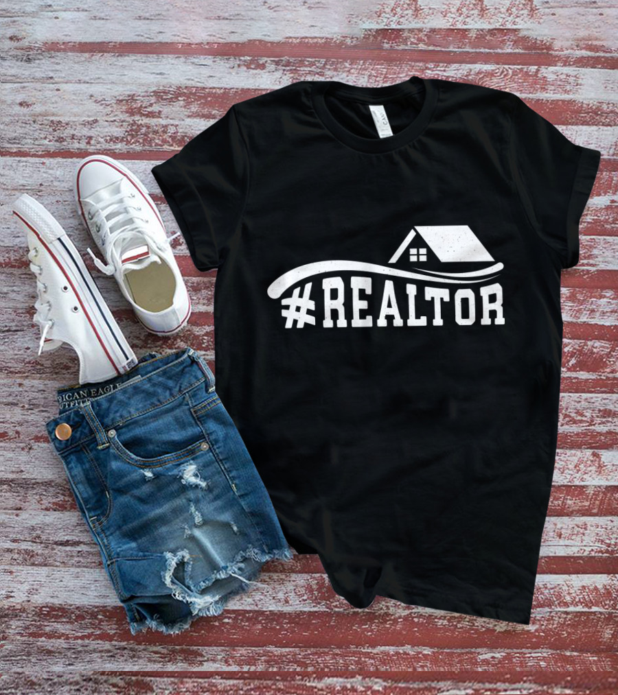 Realtor Housing Real Estate Agent Emblem T-Shirt