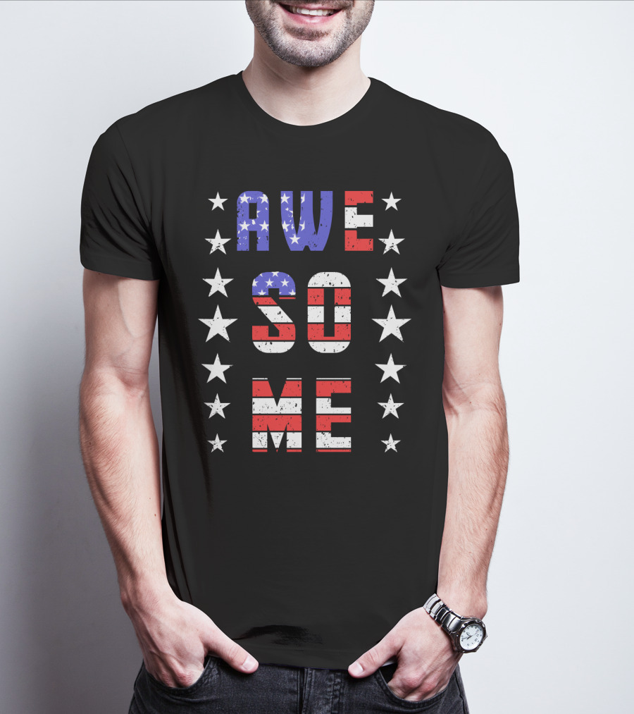 Awesome Stars And Stripes American Flag T-Shirt