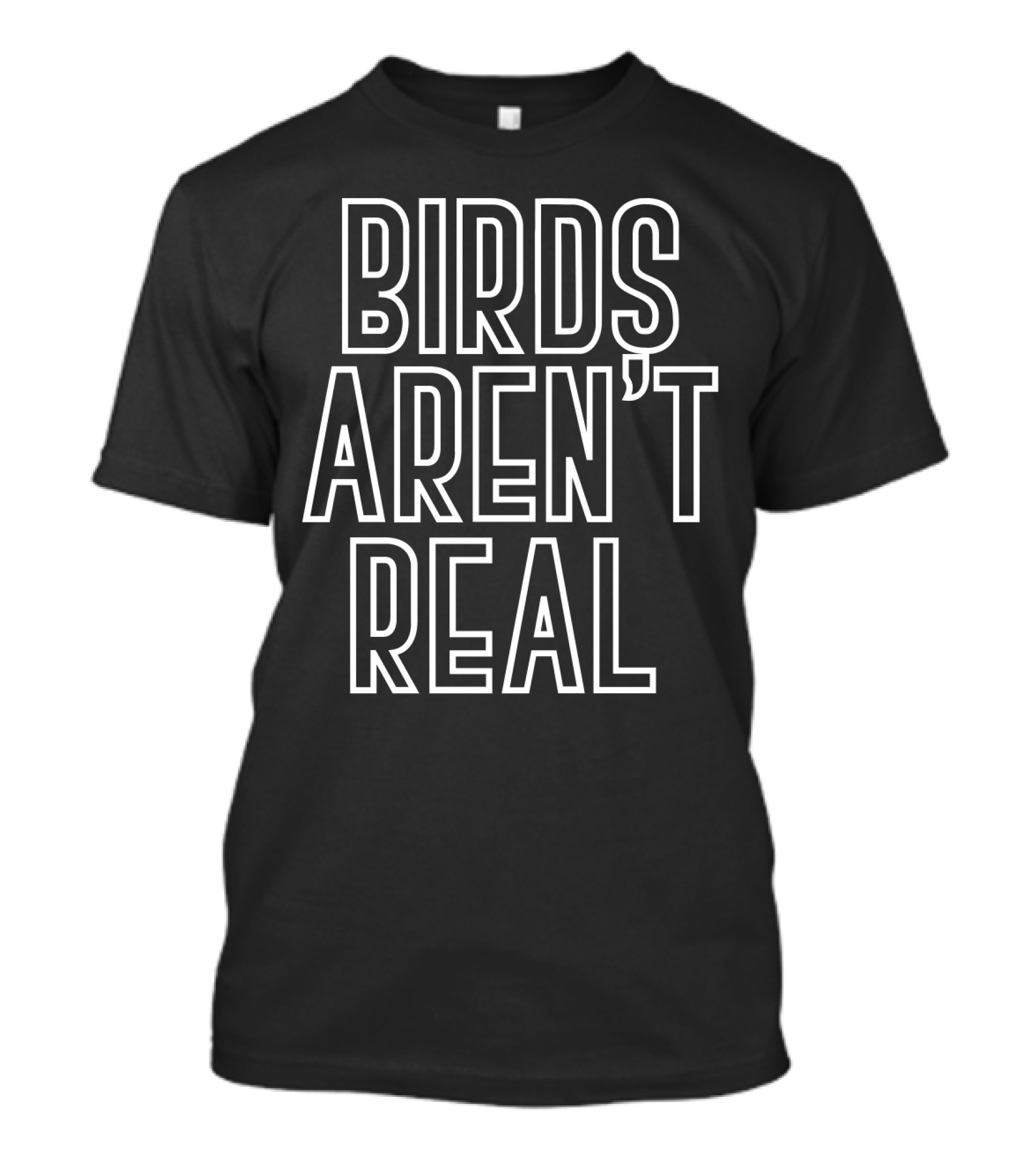 Birds Aren't Real Conspiracy Theory Movement T-Shirt