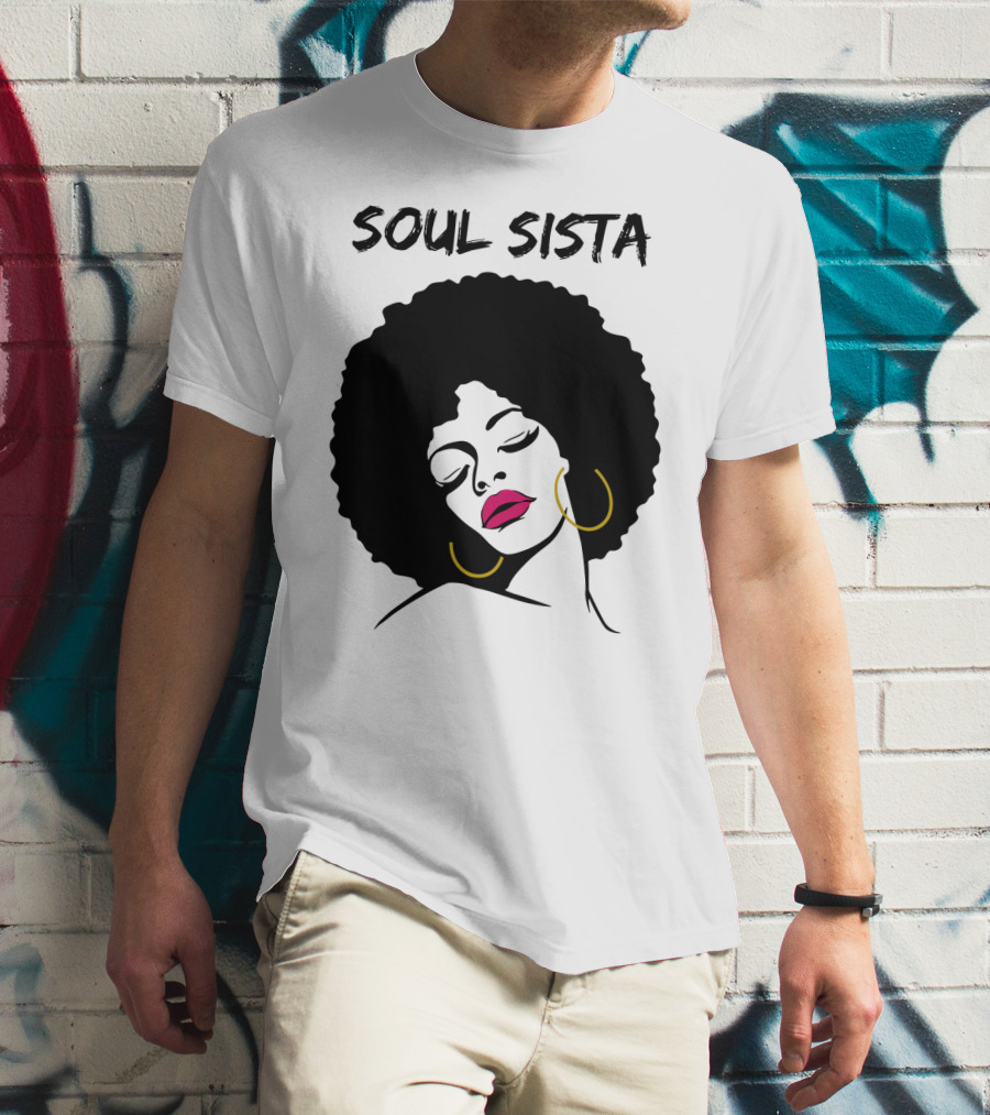 Soul Sista Afro Black Girl Birthday T-Shirt