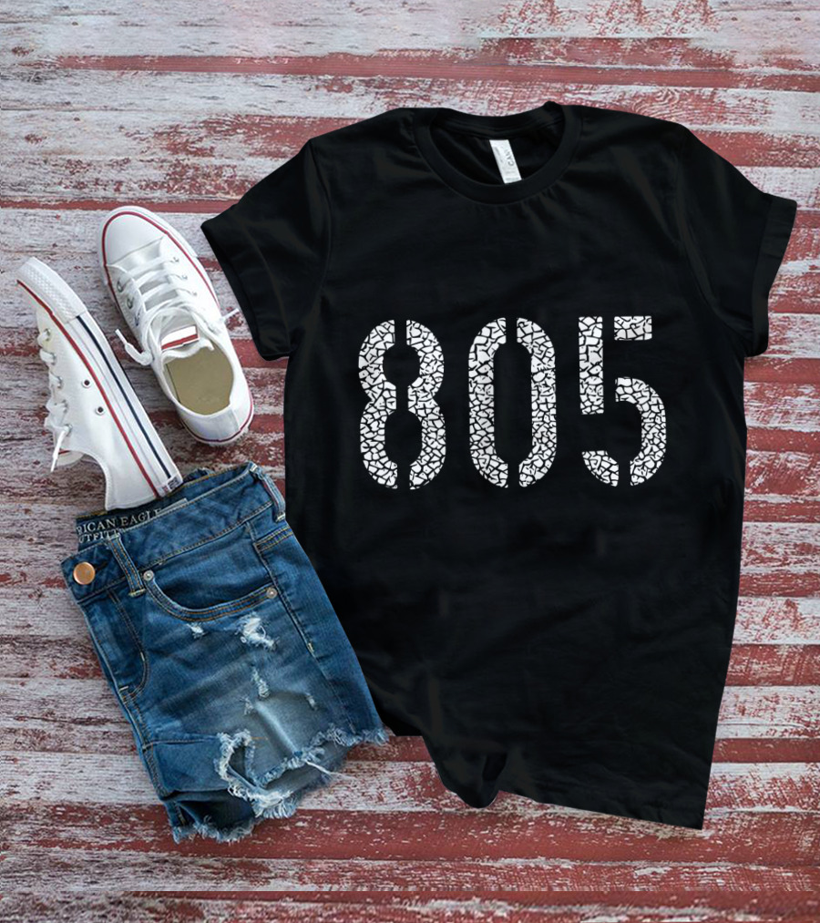 805 Area Code Santa Barbara San Luis Obispo T-Shirt