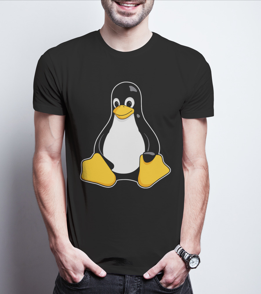 Tux The Penguin Linux Mascot Enhanced Linux Mascot Tux T-Shirt