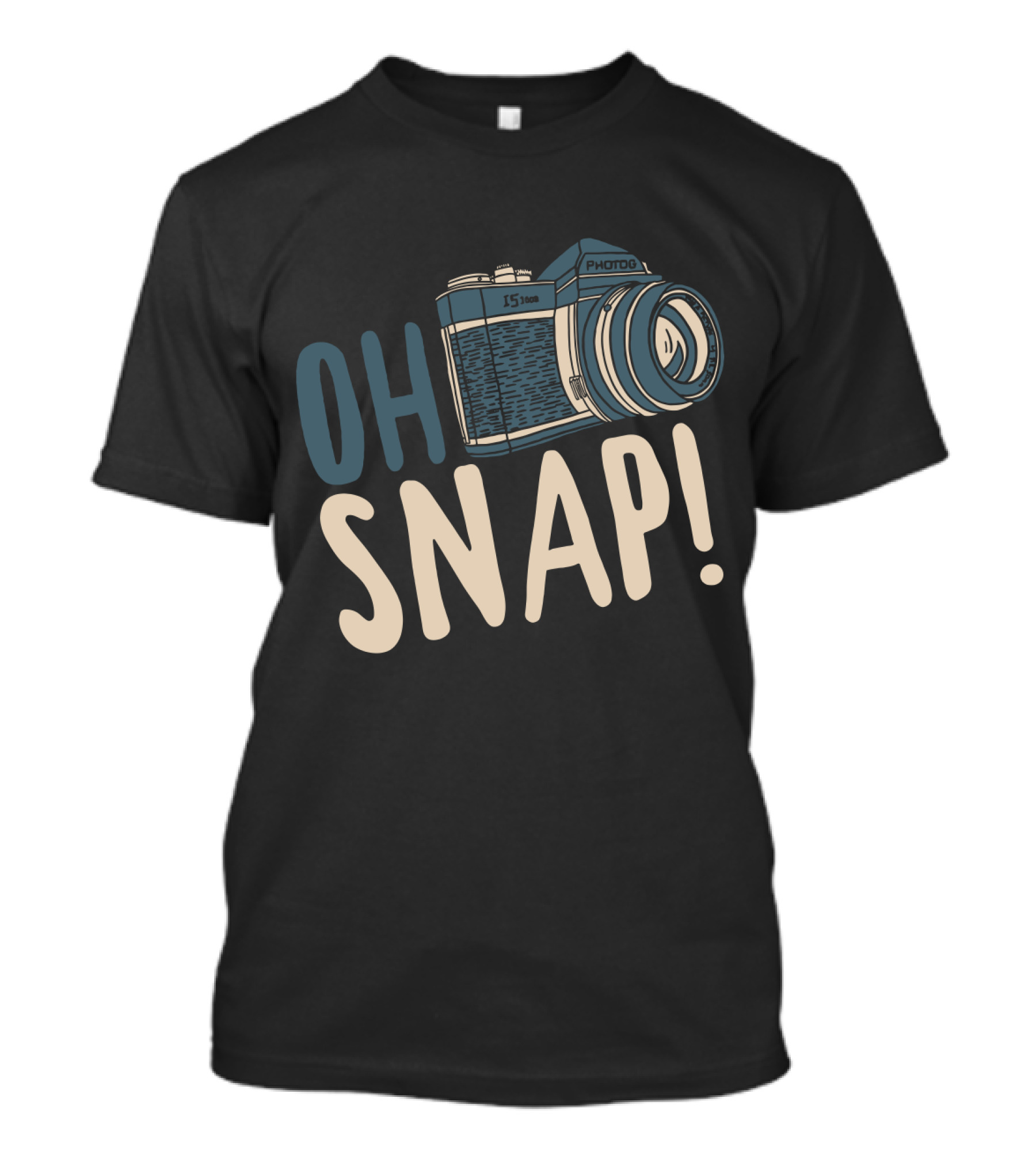 OH SNAP Photography Retro Camera T-Shirt