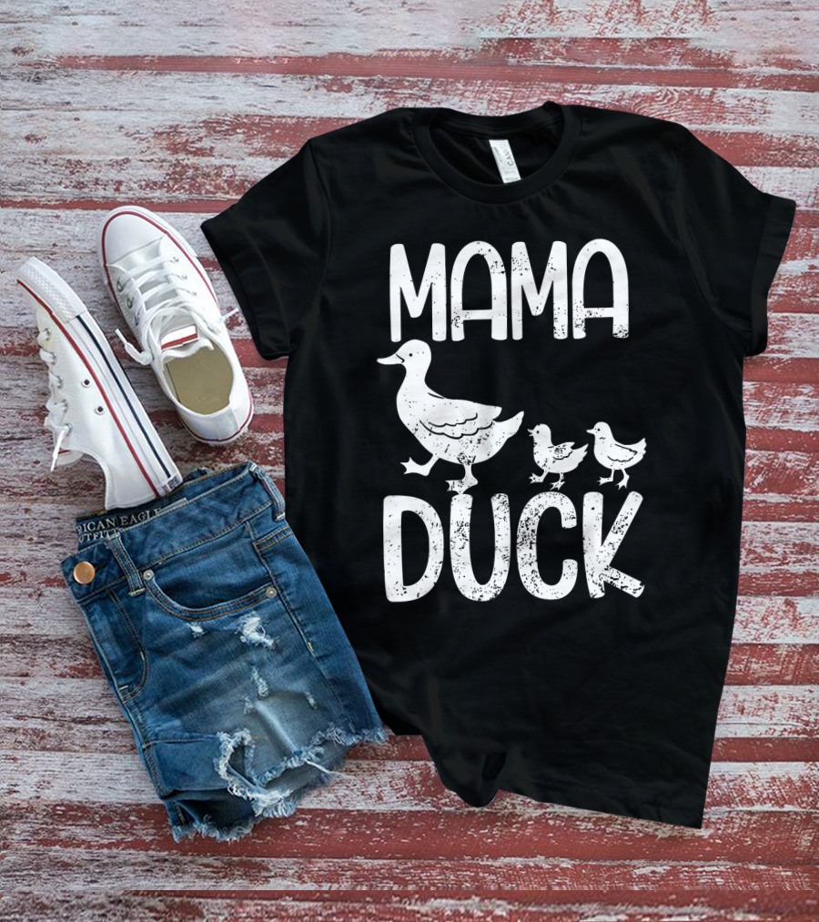 Mama Duck With Kids Mothersday T-Shirt