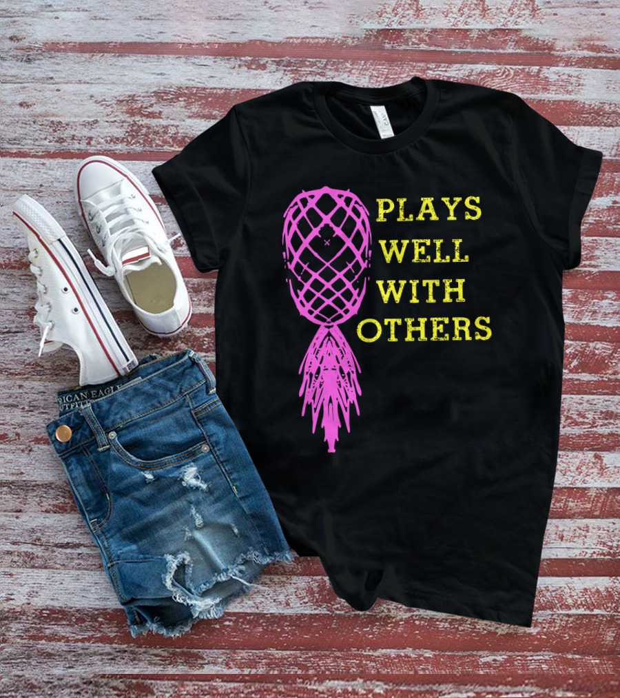Plays Well With Others Pineapple Abstract Xylophone T-Shirt