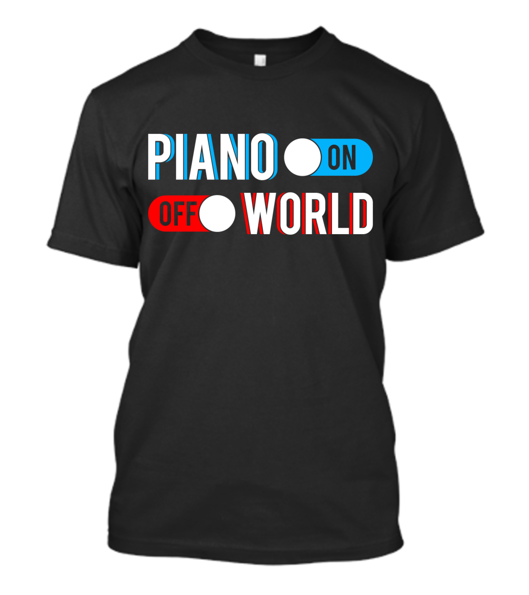 Piano On Off World T-Shirt