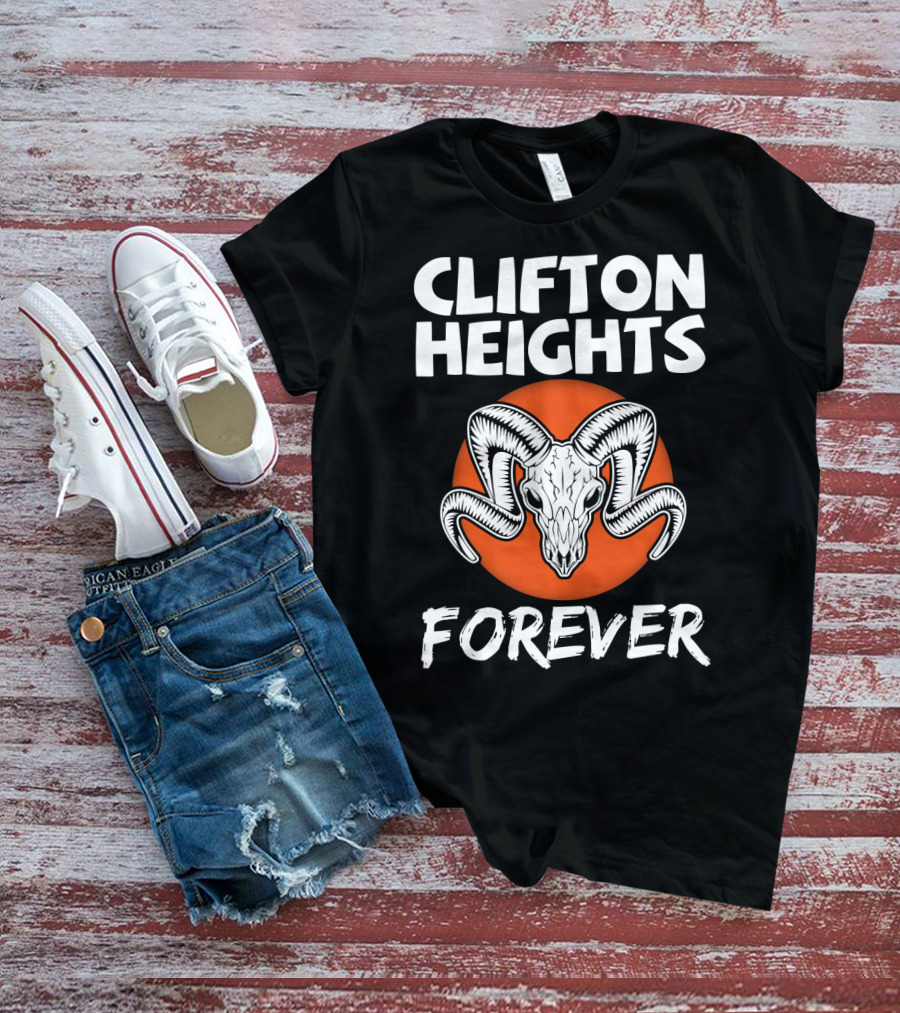 Clifton Heights Forever Ram Skull T-Shirt