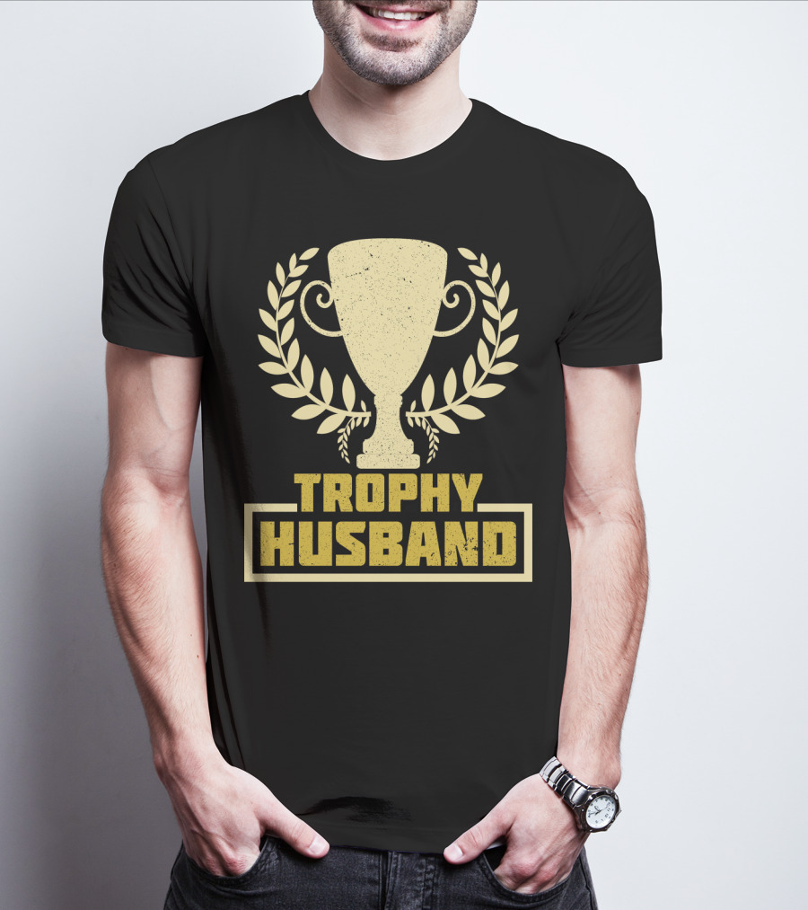 Trophy Husband Laurel Cup Highlight T-Shirt