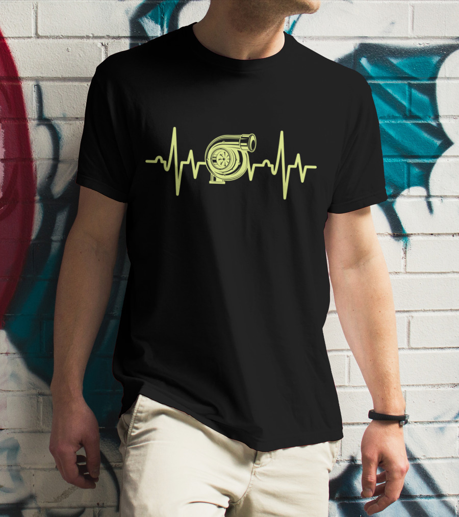 Turbo Heartbeat Car Engine Pulse T-Shirt