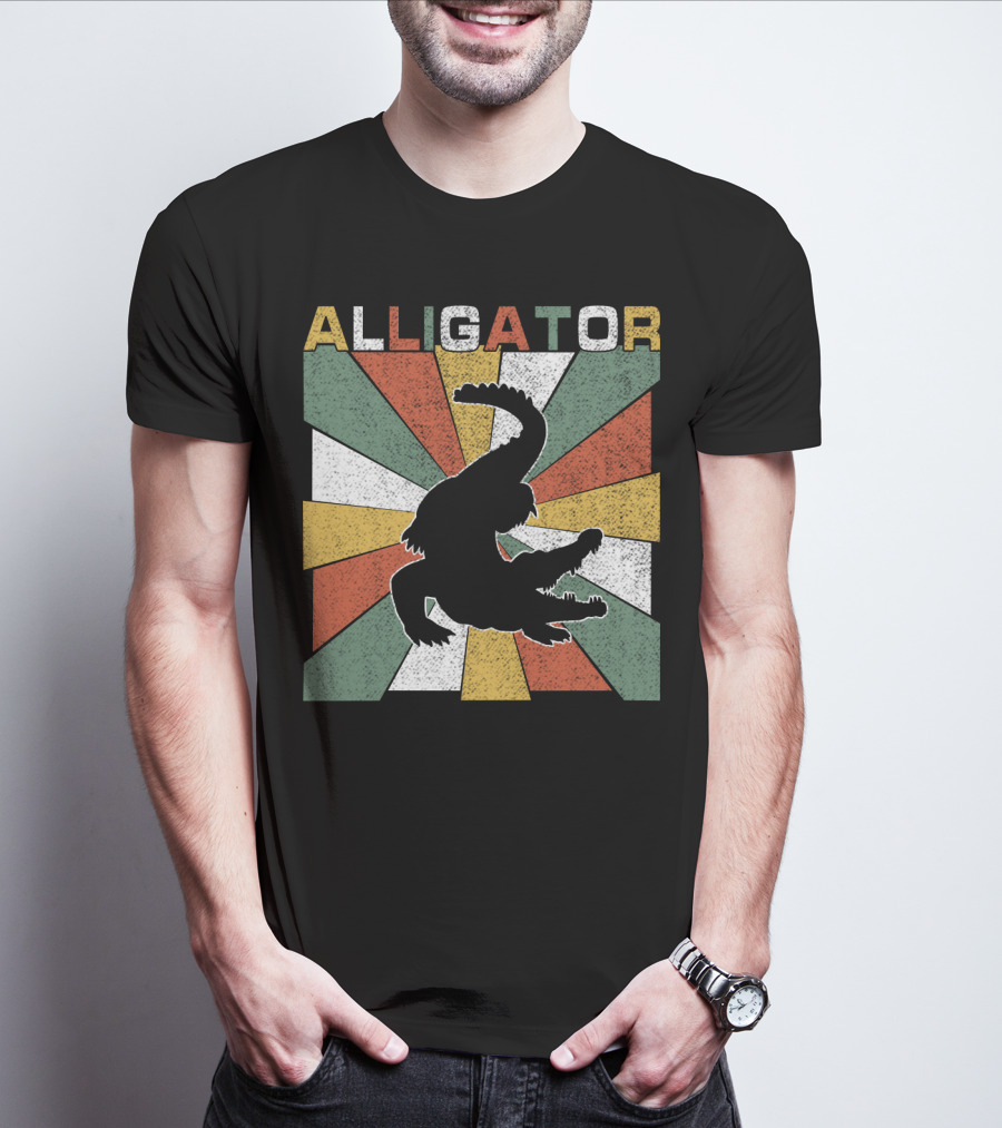 Alligator Retro 70s Vintage T-Shirt