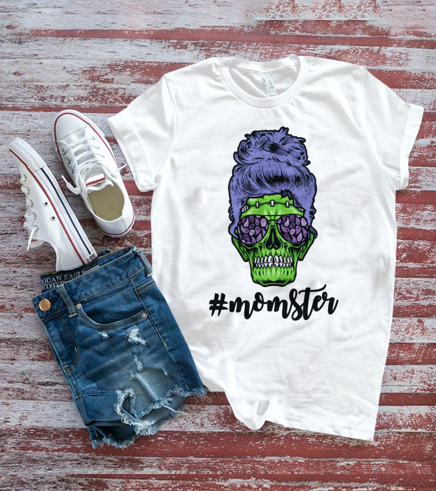 Momster Skull Halloween T-Shirt