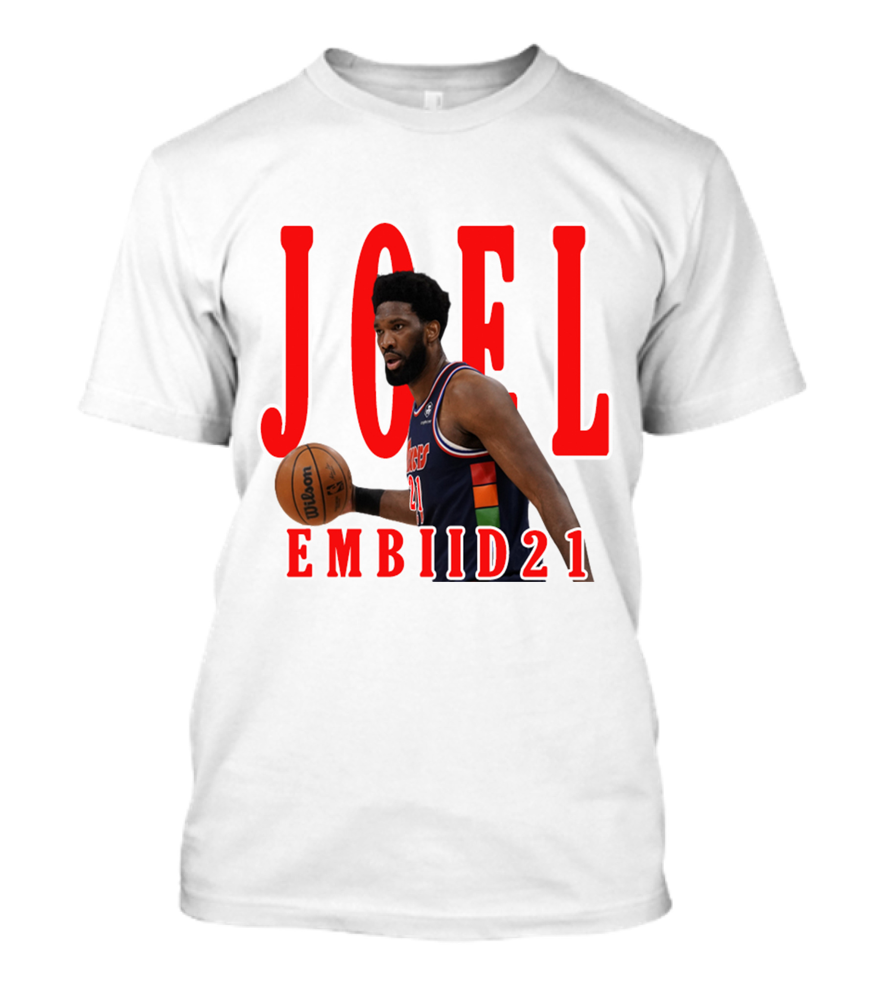 JOEL EMBIID 21 Basketball Player T-Shirt