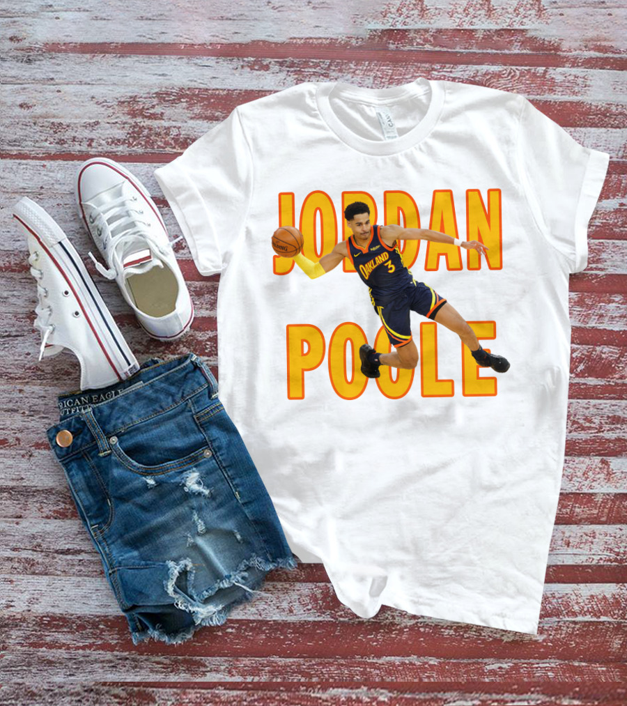 Jordan Poole Oakland Basketball Star Player T-Shirt