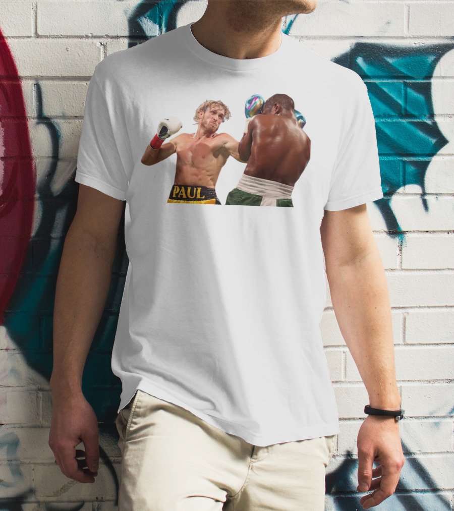 Logan Paul Boxing Match Action Scene T-Shirt