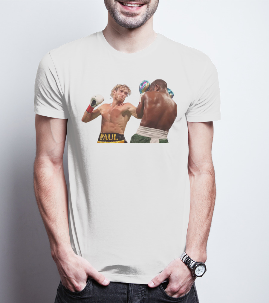 Logan Paul Boxing Match Action Scene T-Shirt
