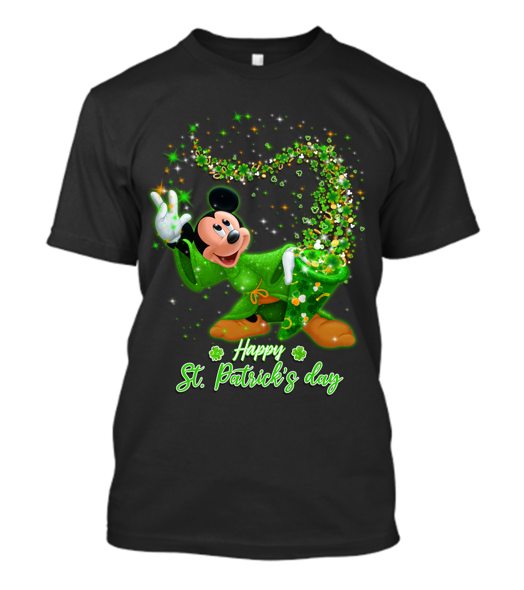 Happy St. Patrick's Day Mickey Mouse T-Shirt