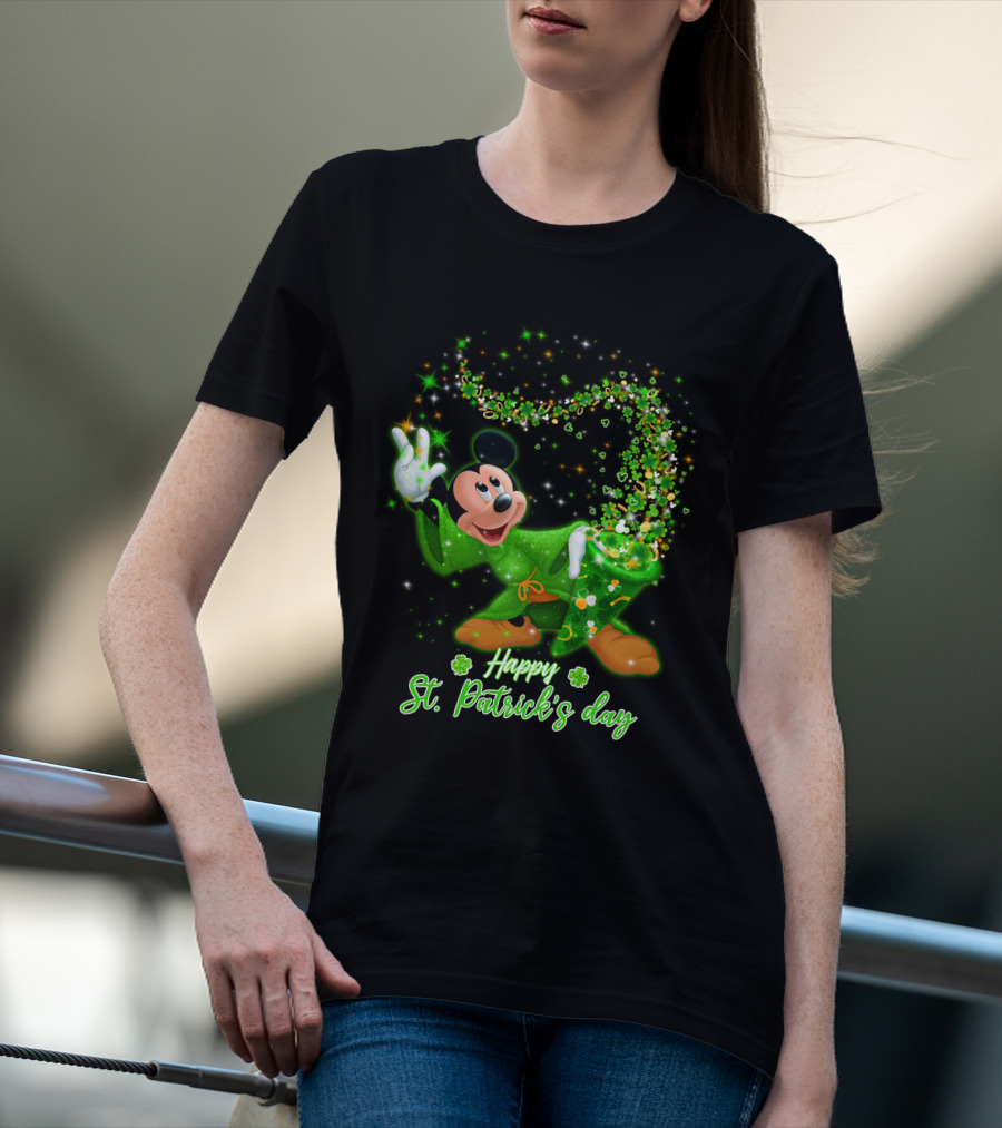 Happy St. Patrick's Day Mickey Mouse T-Shirt