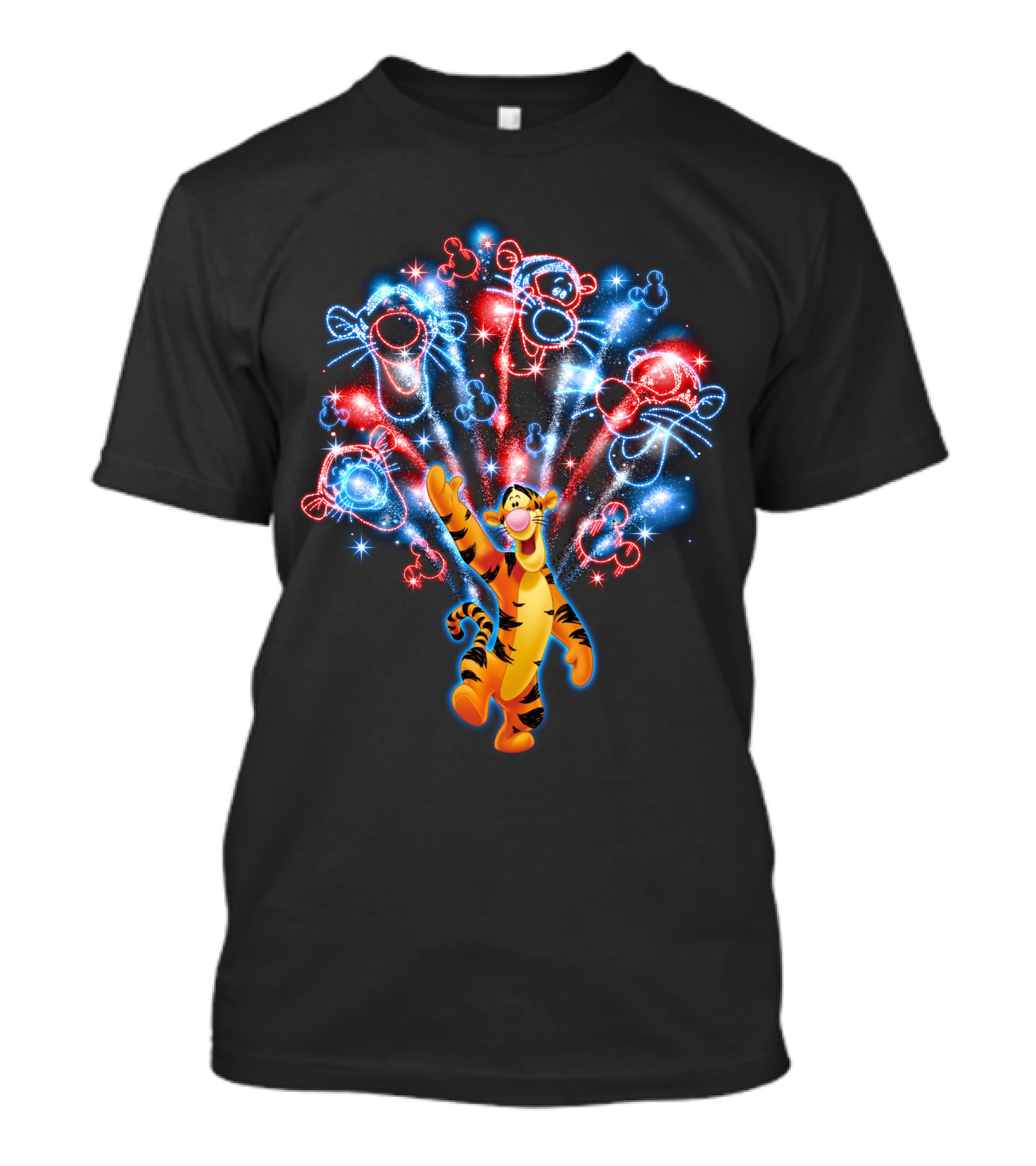 Tigger Fireworks Display Celebration Magic T-Shirt