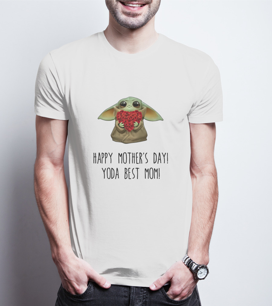 Happy Mother's Day Yoda Best Mom T-Shirt