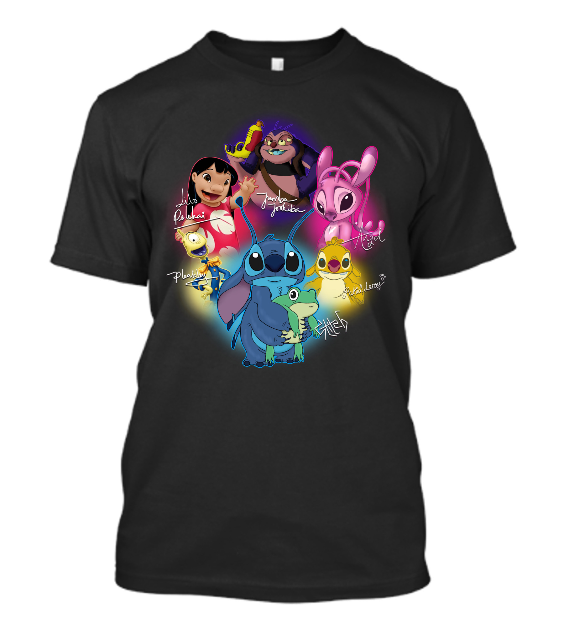 Stit And Friend Lilo Pleakley Jumba Jookiba Angel Leroy 626 625 T-Shirt