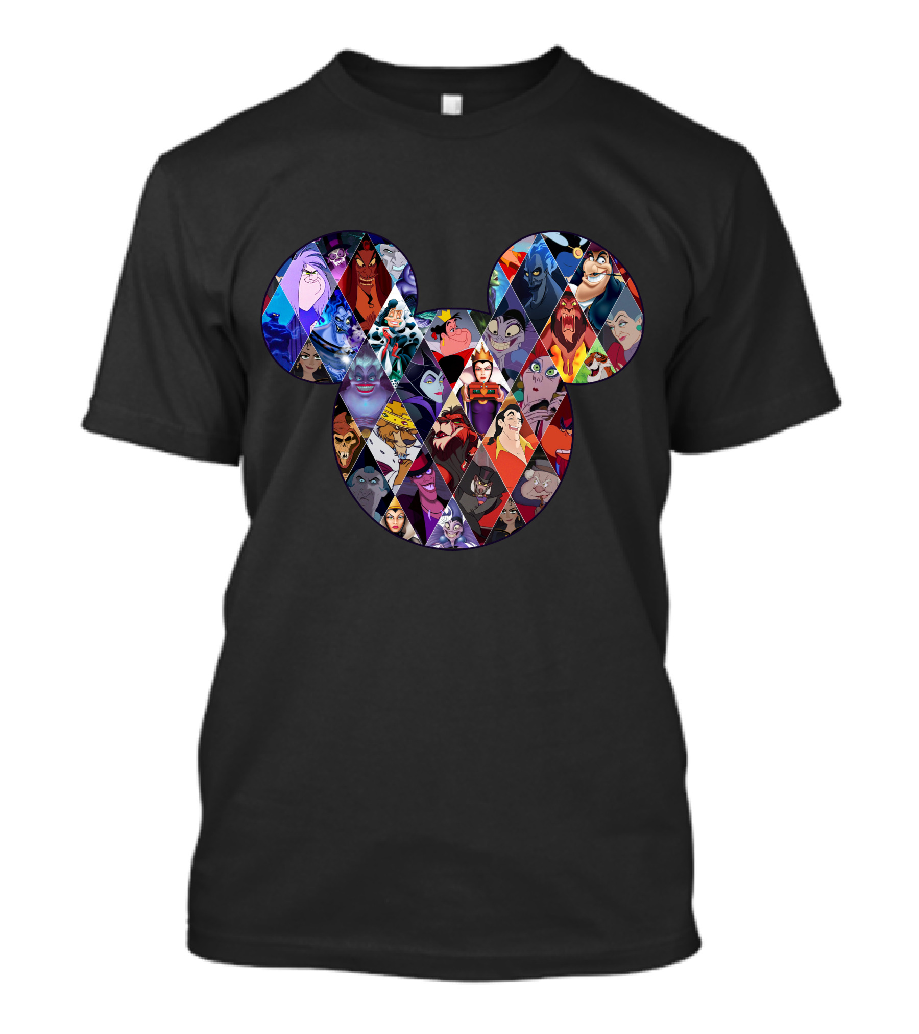 Mickey Villains Collage T-Shirt