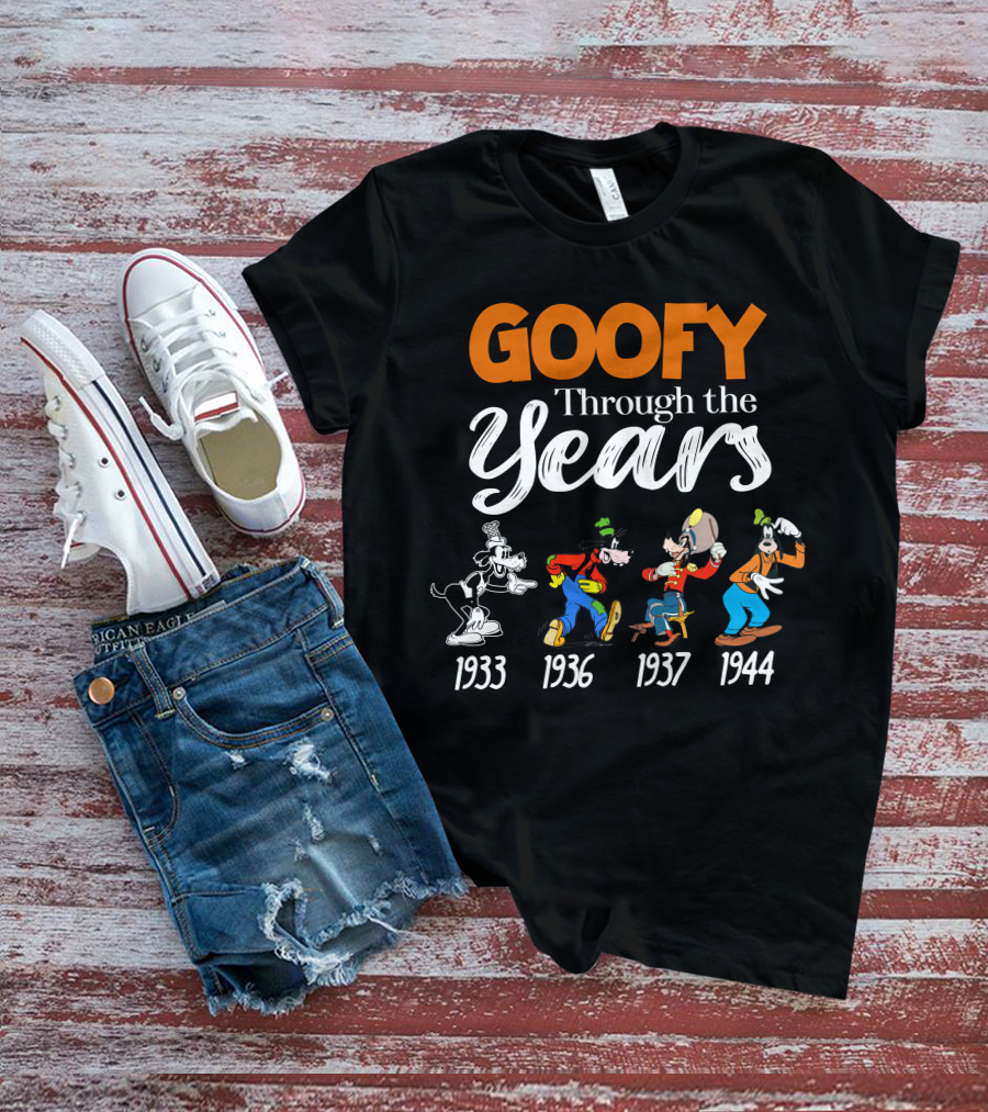 GOOFY Through The Years 1933 1936 1937 1944 T-Shirt