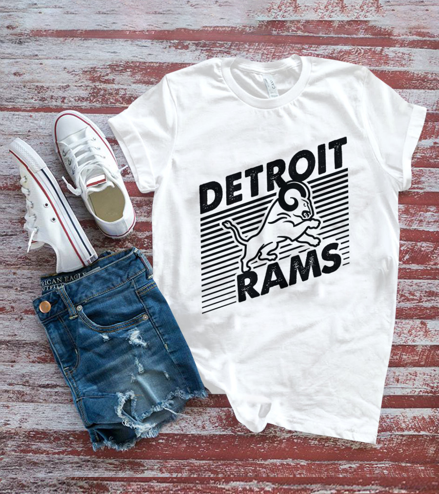 Detroit Rams Jumping Ram T-Shirt