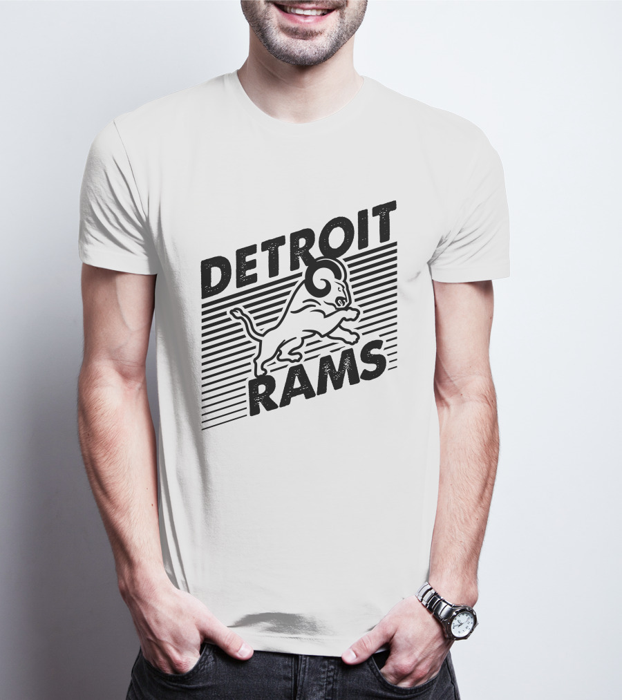 Detroit Rams Jumping Ram T-Shirt