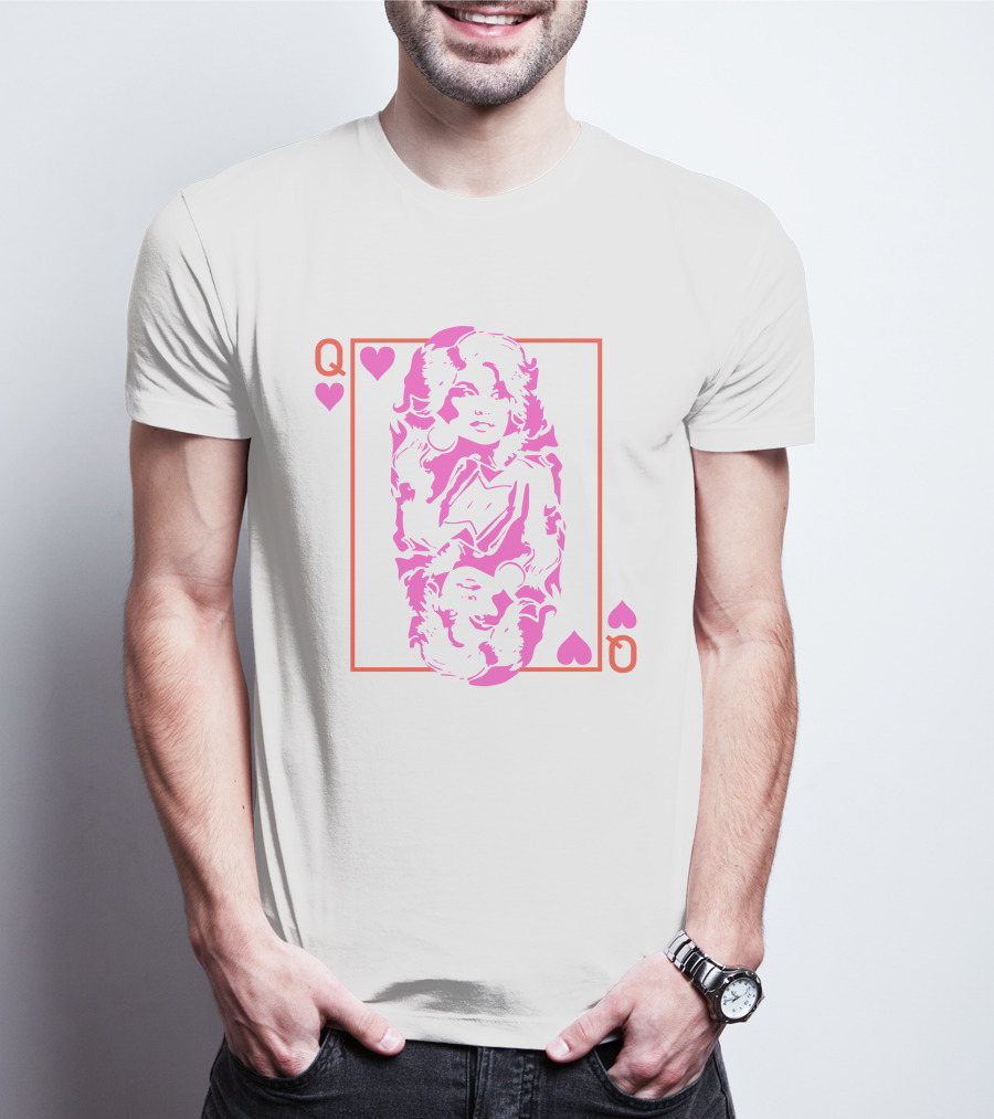 Dolly Parton Playing Card Queen Heart T-Shirt