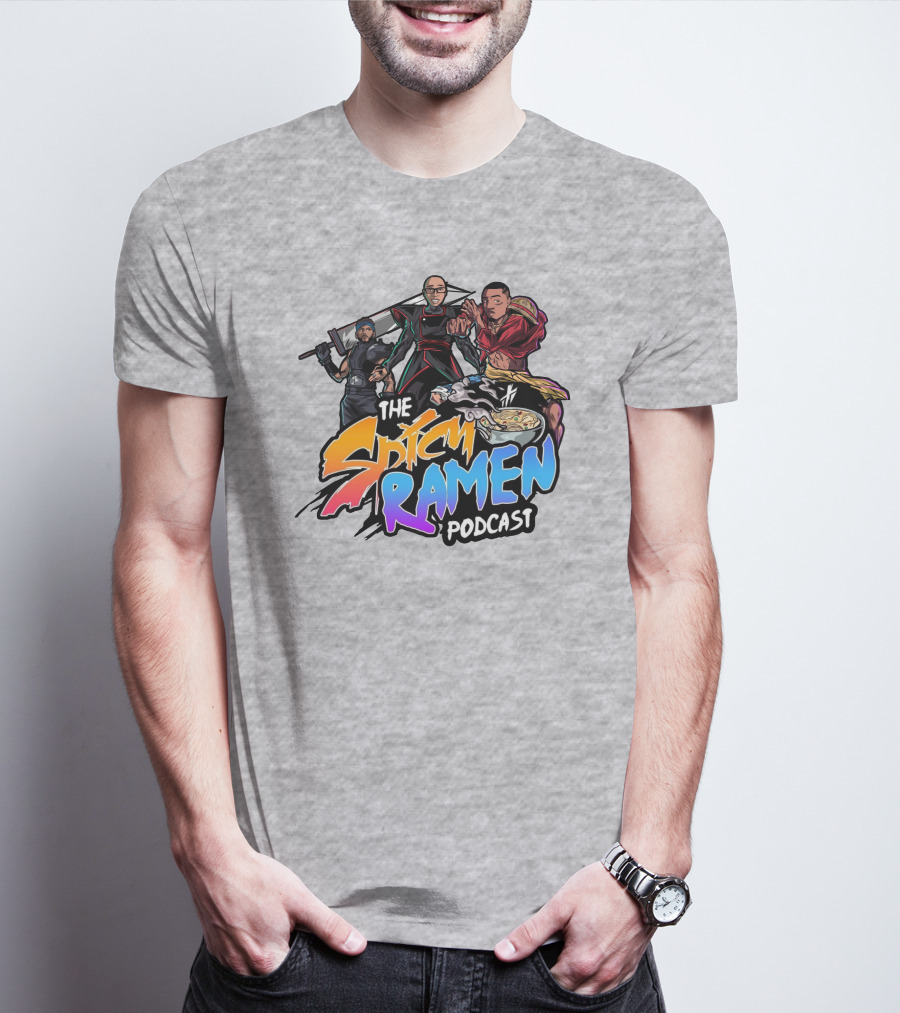 The Spicy Ramen Podcast Ninja Warrior Bowl Adventure T-Shirt