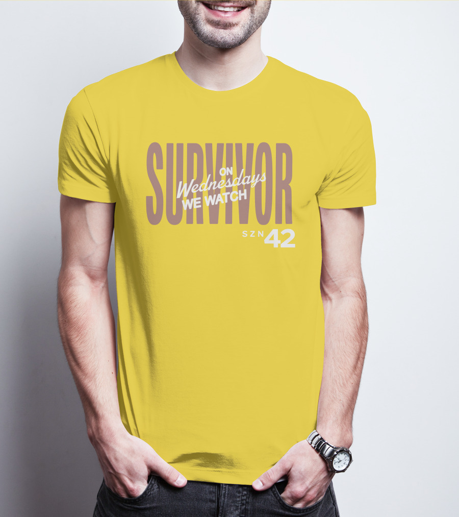 Survivor On Wednesdays We Watch SZN 42 T-Shirt