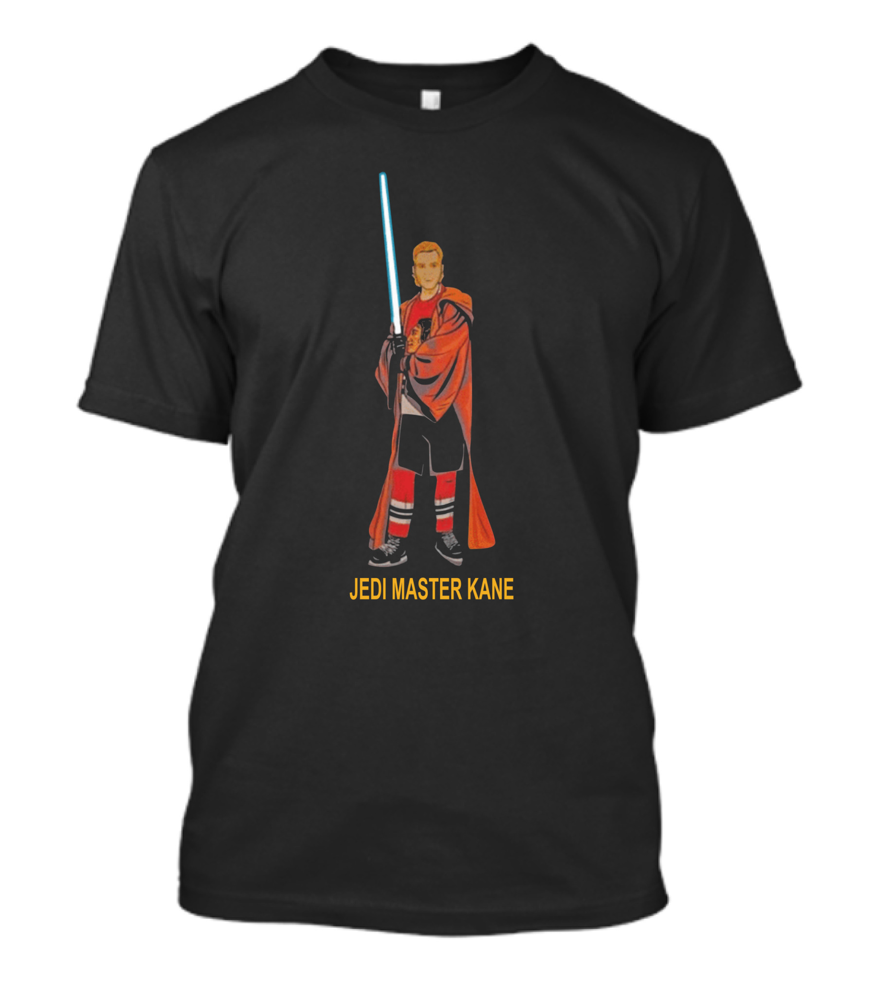 Jedi Master Kane Lightsaber Hockey Player T-Shirt